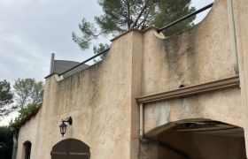 Nettoyage de façade par pulvérisatio la Turbie